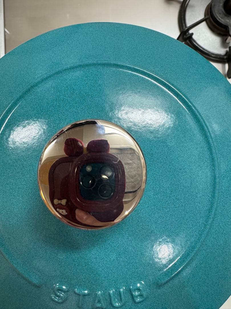 【美品・レア】ラ・ココット de GOHAN 16 ストウブ M ミントカラー