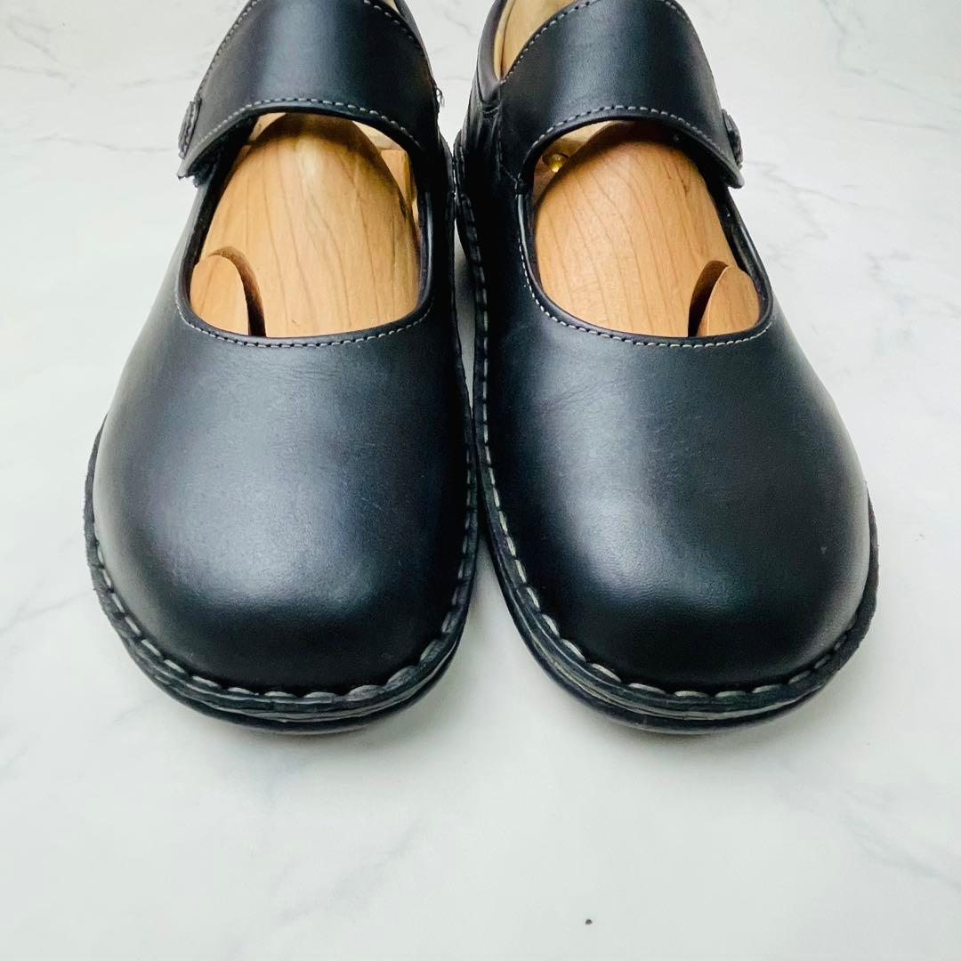 【極美品】Finn Comfort メリージェーン 本革 厚底 38(24.5)