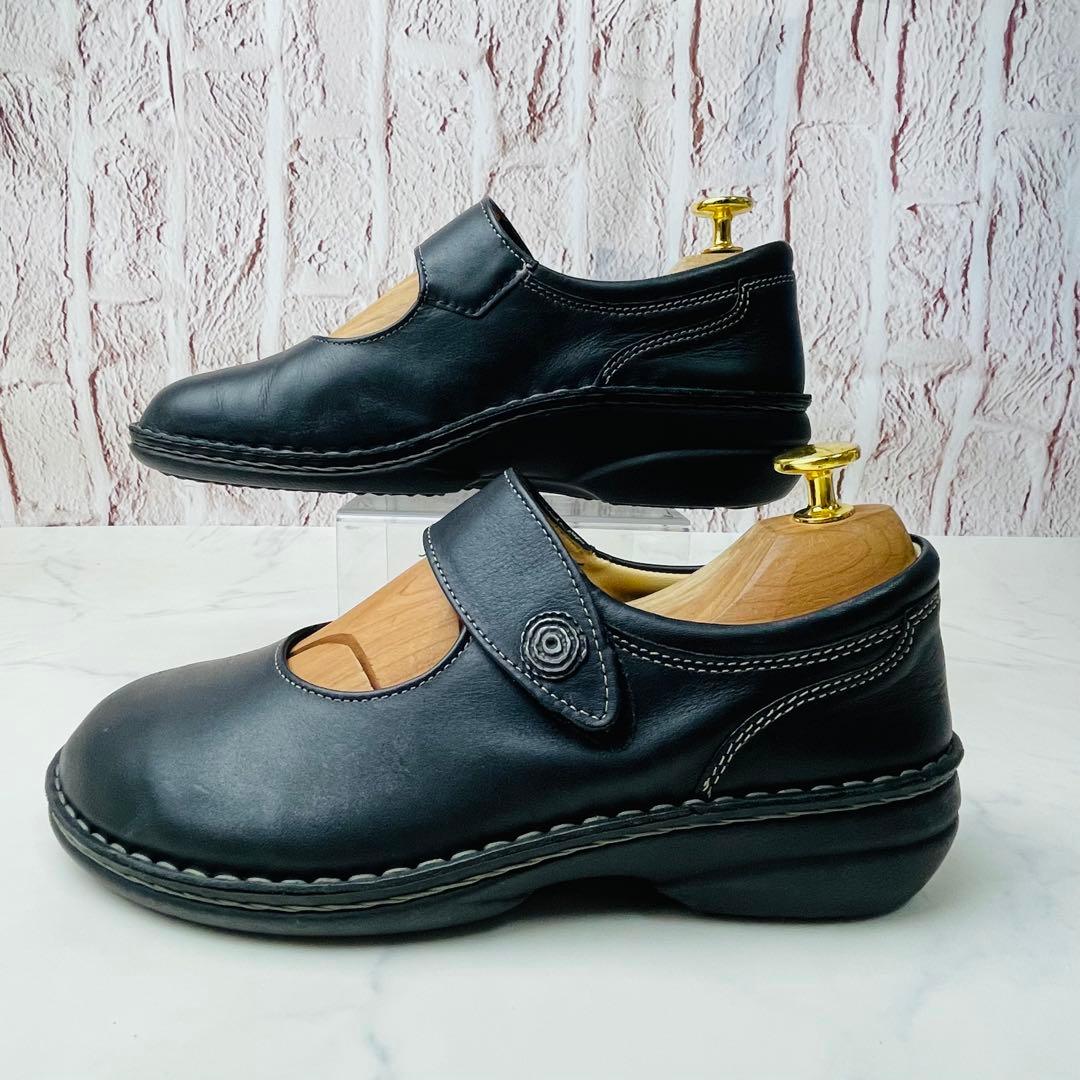 【極美品】Finn Comfort メリージェーン 本革 厚底 38(24.5)