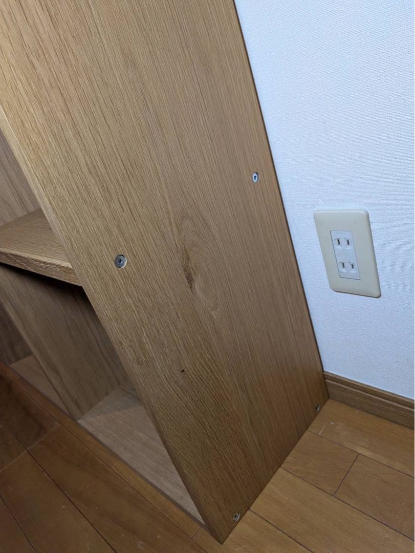 ■送料込■無印良品 スタッキングシェルフ 3×3 木製家具棚MUJI収納オーク材