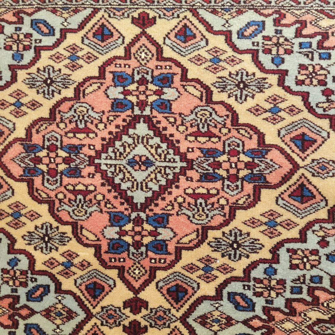 63X91cm高品質手織りマット(190)ペルシャ・パキスタンじゅうたん