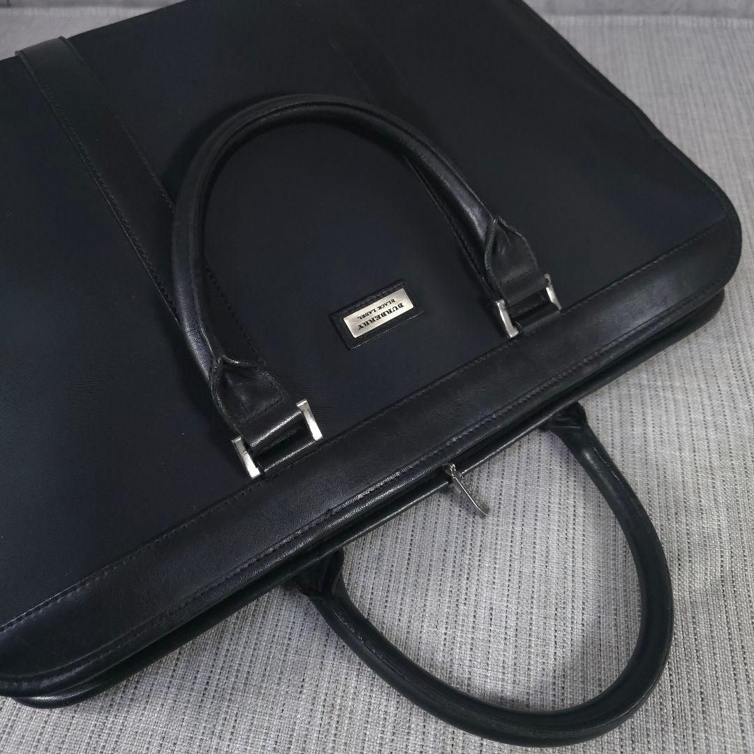 バーバリー　ブラックレーベル　ノバチェック　ビジネスバッグ　ブリーフケース