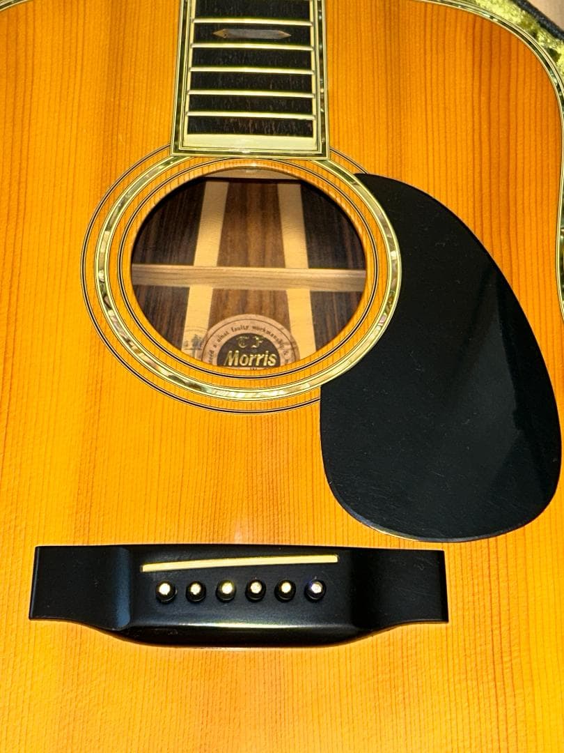 Morris　モーリス　W-80　アコースティックギター ハードケース付き