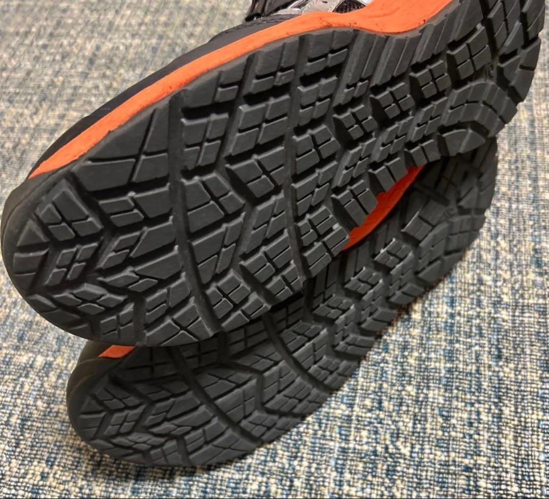 ASICS 安全靴 JSAA A種 26.0cm ワイド 黒/オレンジ