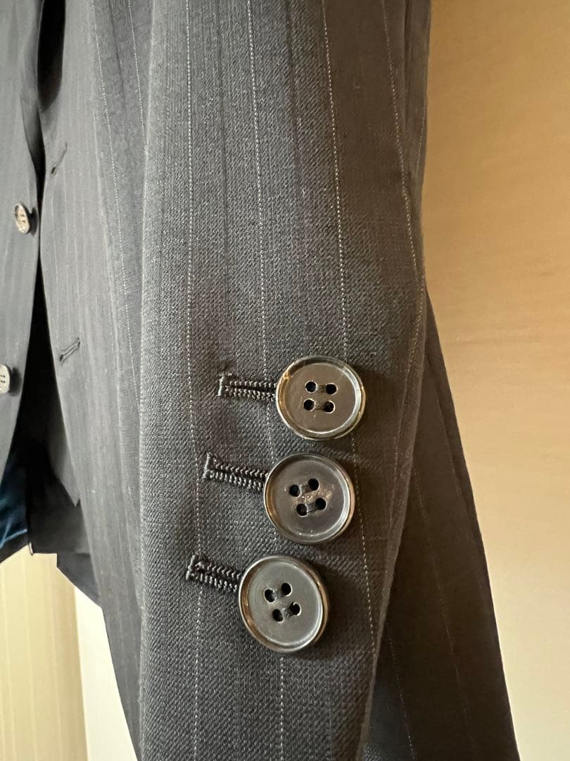 BLACK BIRD TAILOR ブラック ストライプ スリーピーススーツ