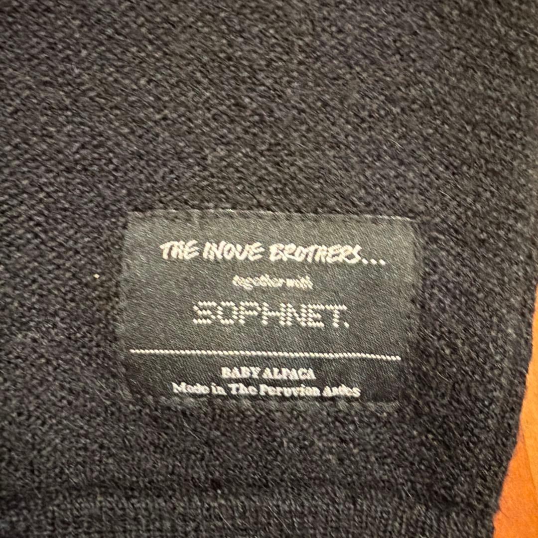 SOPHNET×INOUE brothersベビーアルパカ セーター　サイズL