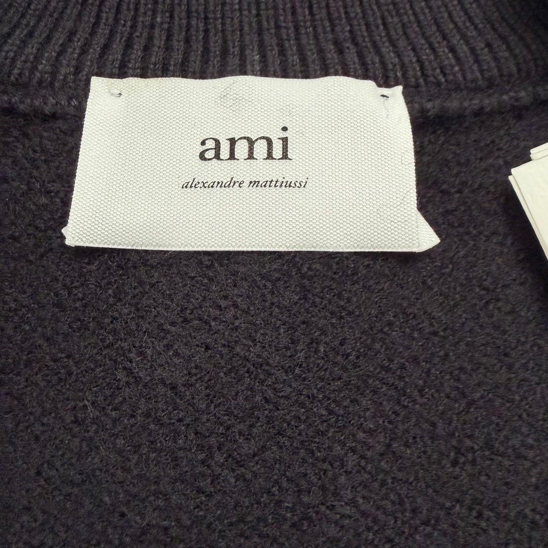 ⭐️タグ付き　Ami Paris 厚手　前ボタンカーディガン⭐️