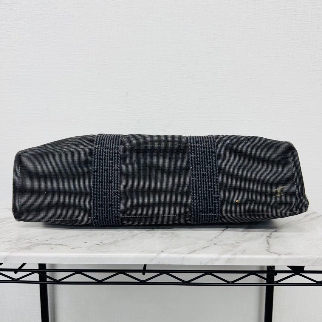 ✨HERMES✨エルメス✨エールライン✨グレー✨ナイロンキャンバス✨トートバッグ