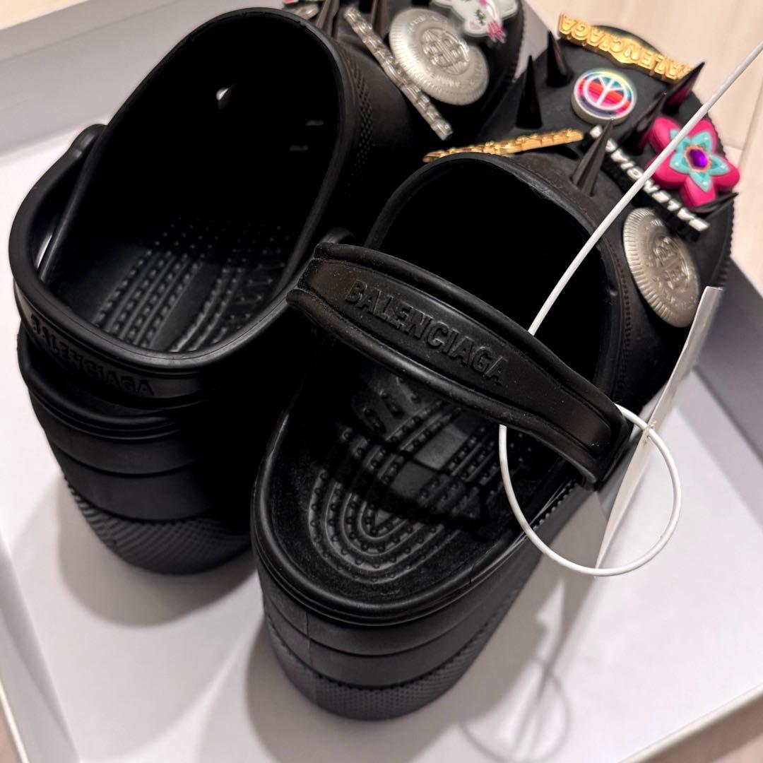 新品　BALENCIAGA crocs クロックス 厚底サンダル バレンシアガ