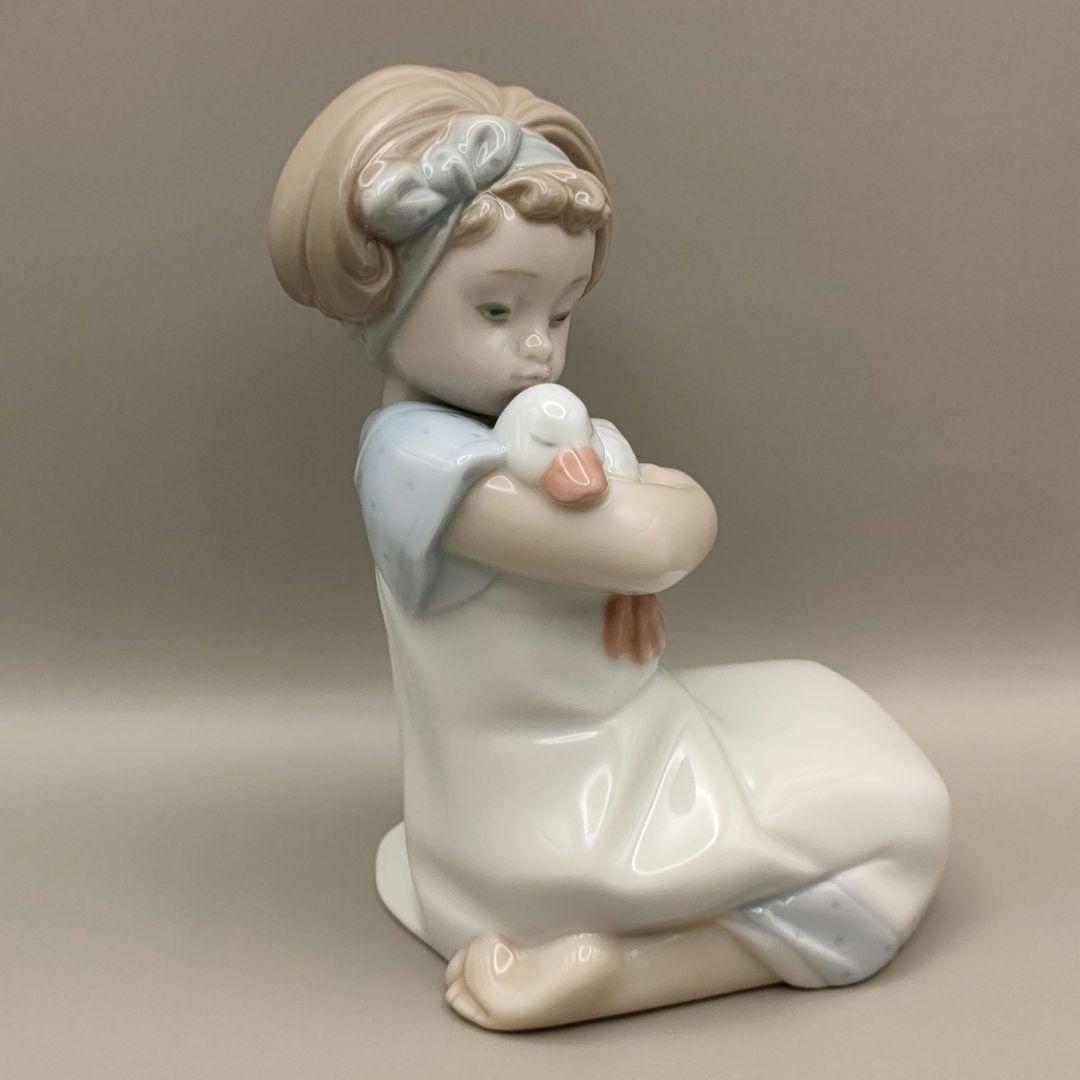 リヤドロ NAO　Farmyard buddies　少女　あひる