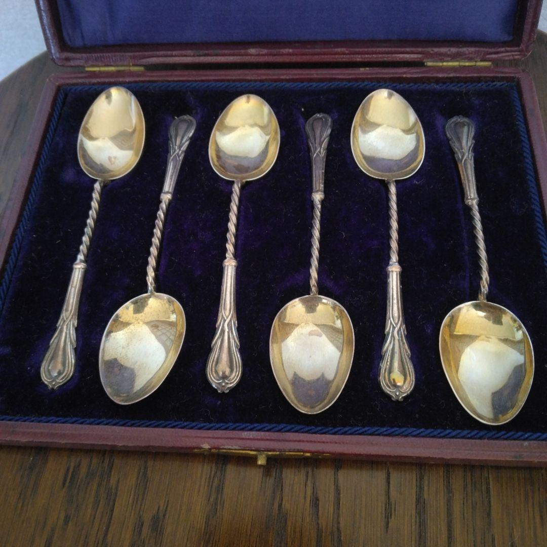 アンティークシルバースプーン 6本セット