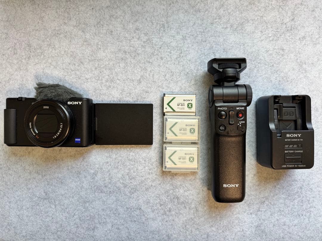 SONY VLOGCAM ZV-1 シューティンググリップキット ※おまけ付