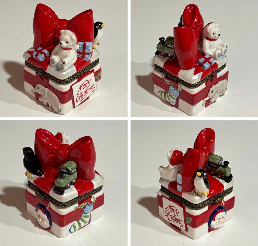 Villeroy & Bochビレロイ&ボッホ クリスマスヒンジボックス4点