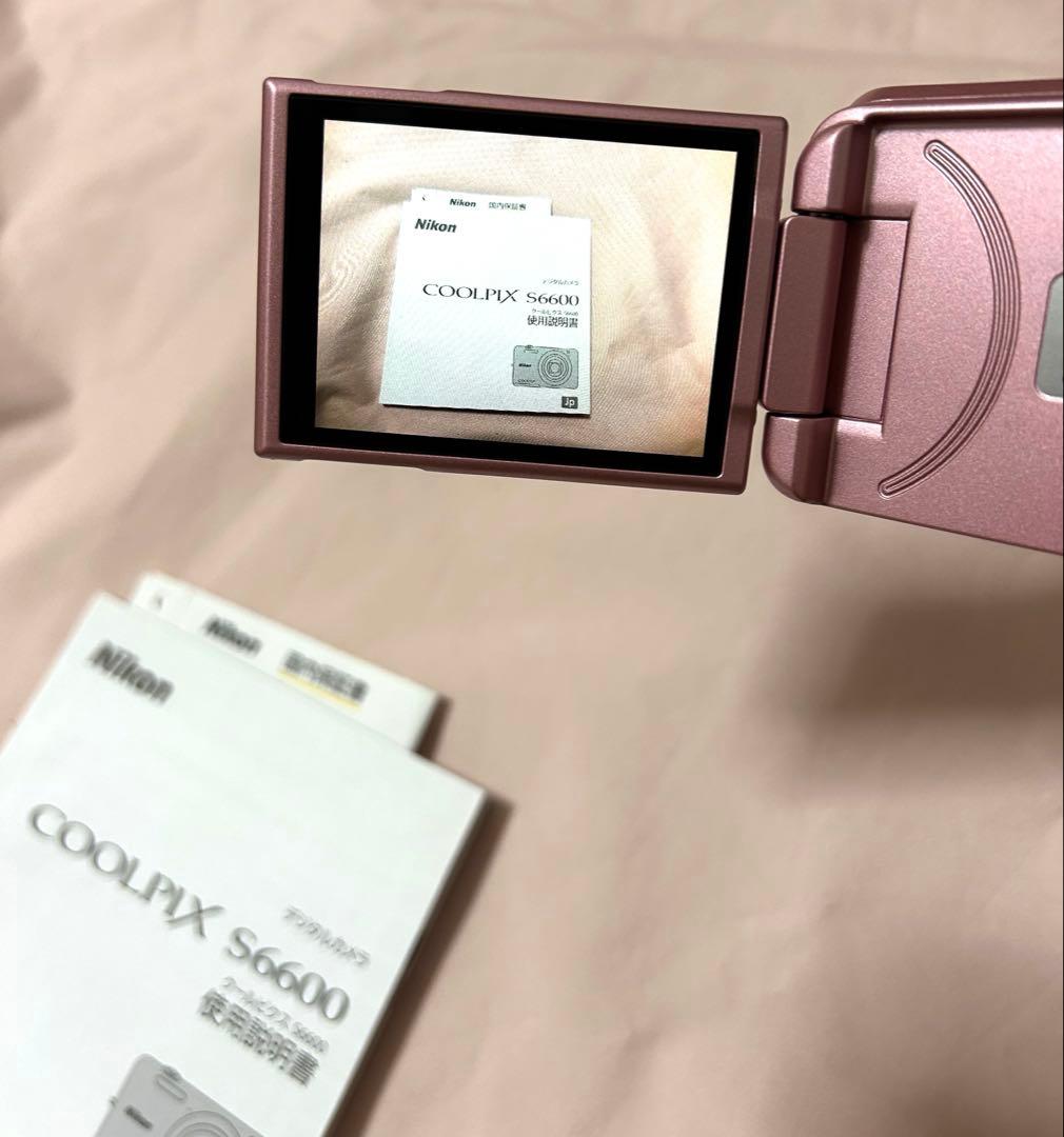 ほぼ新品 Nikon COOLPIX S6600 シルキーピンク