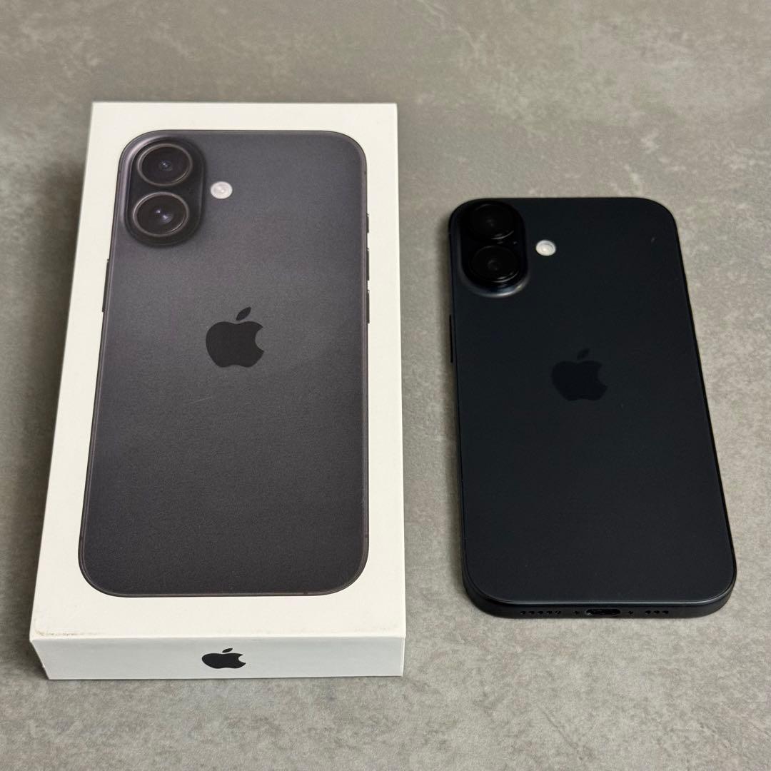 【美品】iphone16 256GB ブラック SIMフリー