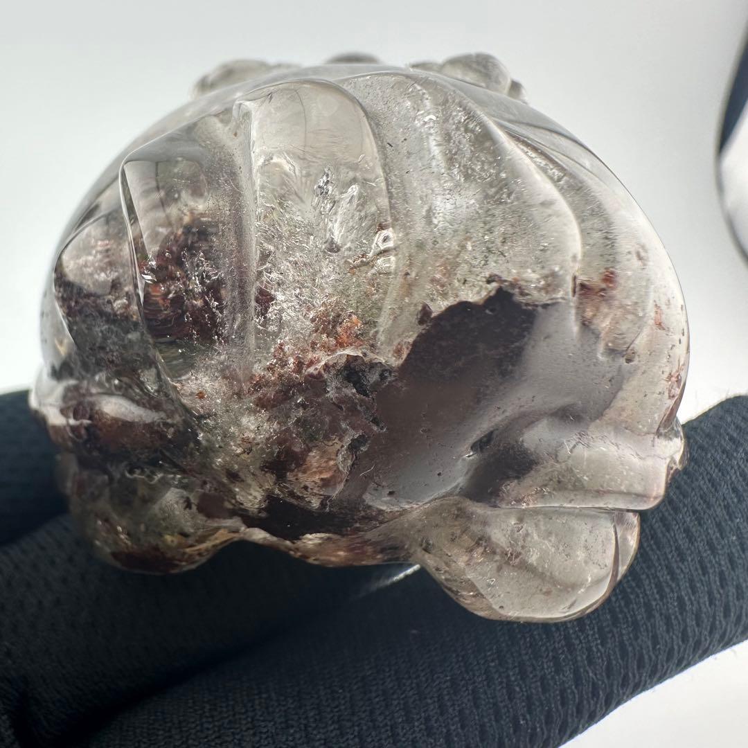 【極上】ガーデンクォーツ×龍亀ロングイ天然水晶 財運金運仕事運 開運希少原石