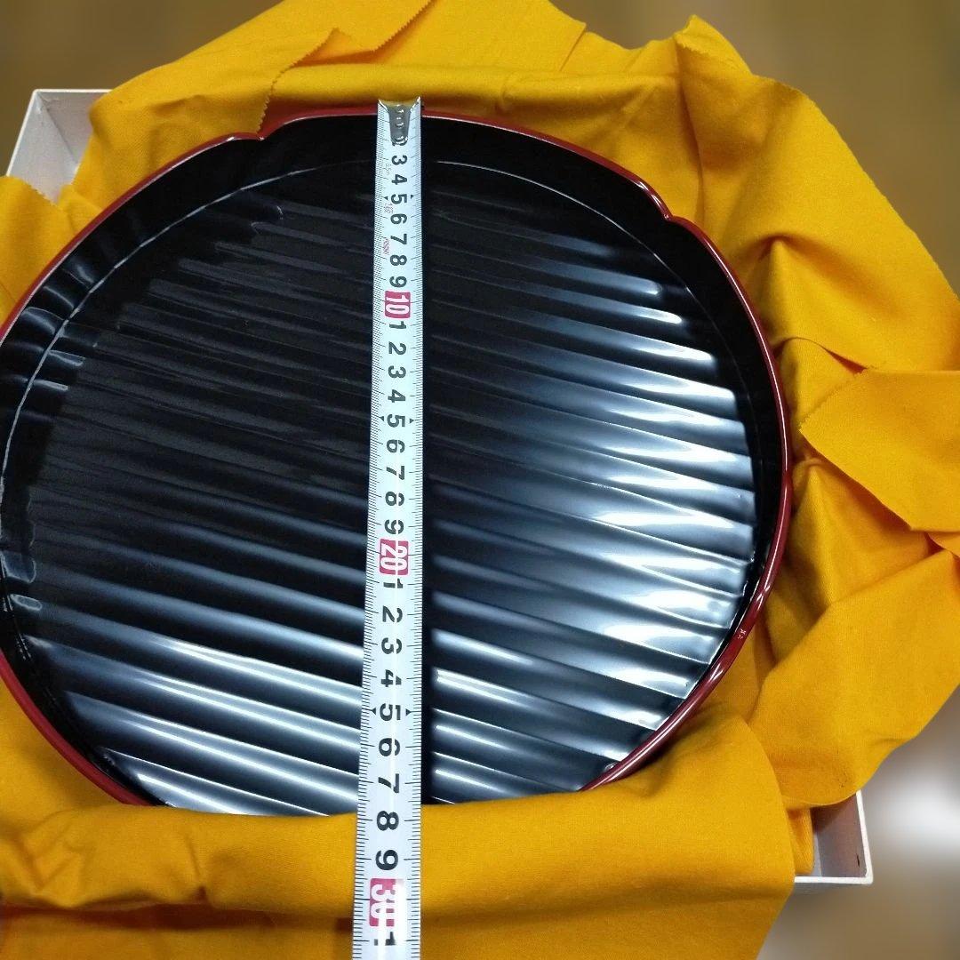 輪島塗　㈱稲忠漆芸堂　丸盆