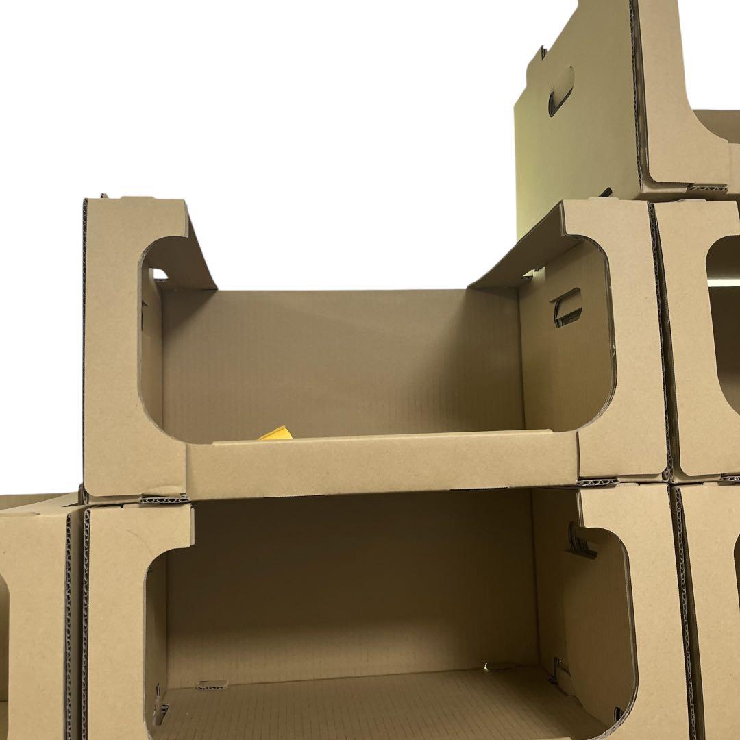 【20枚】レンゴーダンボール棚大 収納ボックス ピッキングボックス スタッキング