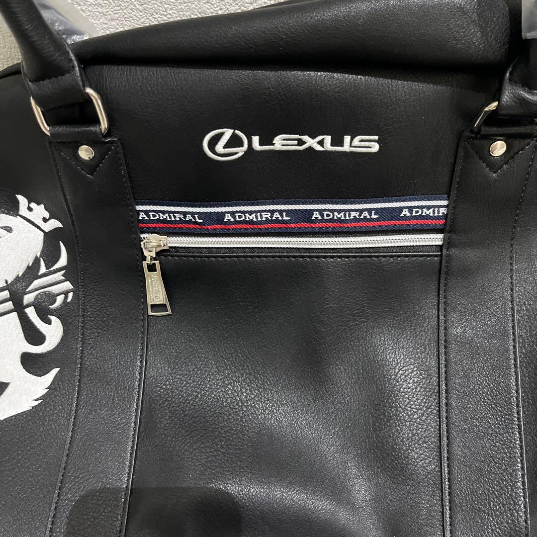 新品未使用！レクサス✖️admiralシューズポケット付ボストンバッグ