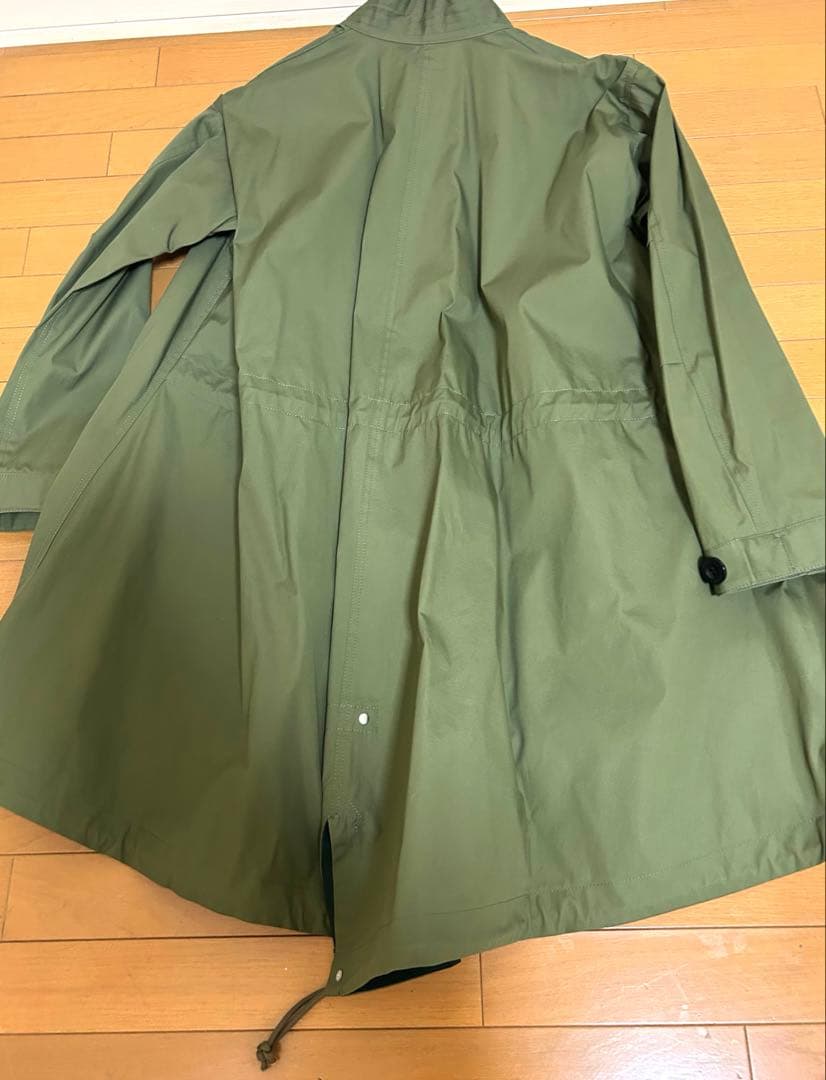 sacai サカイ　モッズコート　カーキブルゾン　コットン　レディースsize1