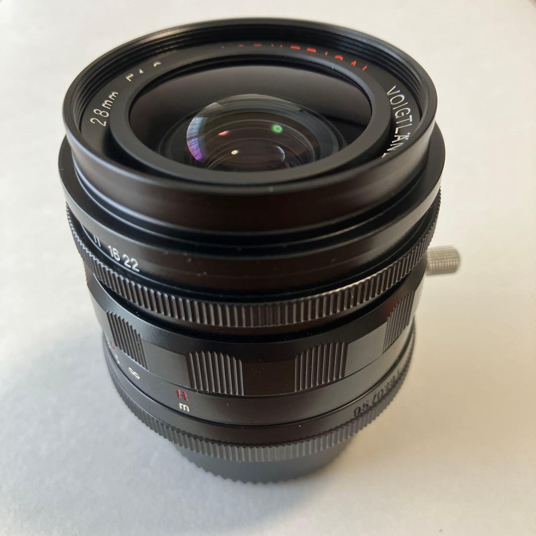 Voigtlander ULTRON 28mm F1.9/LMリング等付属付
