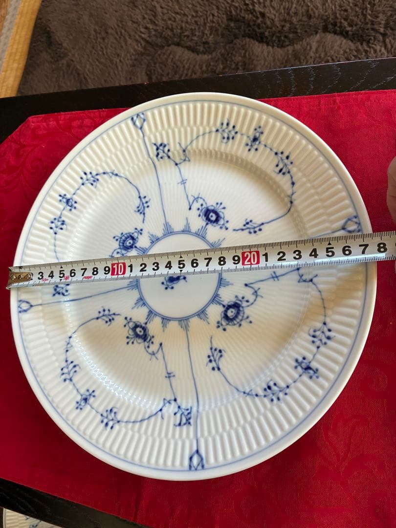 ロイヤルコペンハーゲン ブルーフルーテッド プレイン プレート 27cm