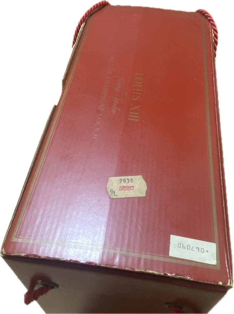 レミーマルタン　ルイ13世　金キャップ　四角形箱　グランドシャンパーニュ　古酒