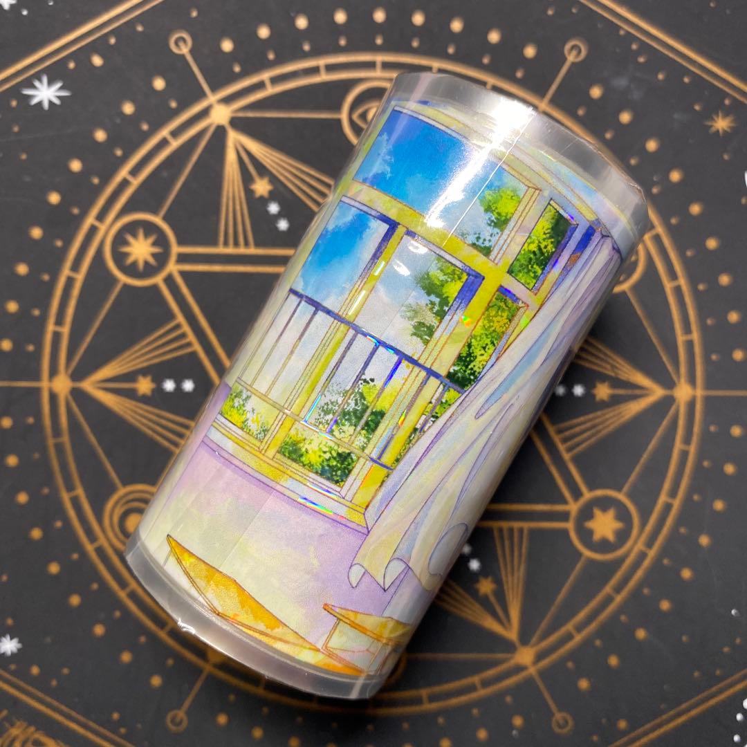 【9368】海外　5m巻　貝殻光カッティングマスキングテープ学校生活　装飾背景系