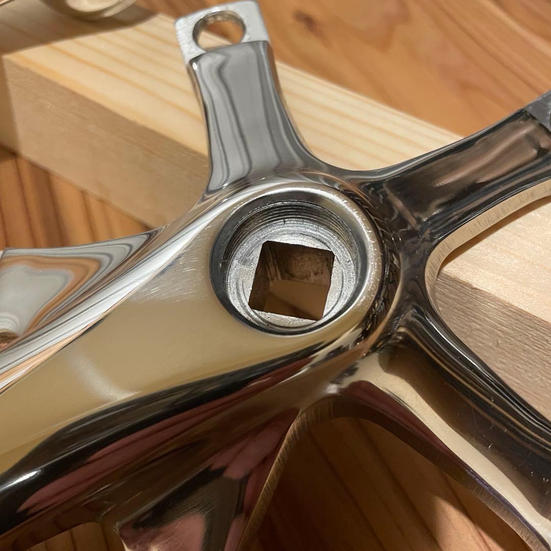 【鏡面仕上】SUGINO スギノ RD2 ピスト クランクアーム シルバー