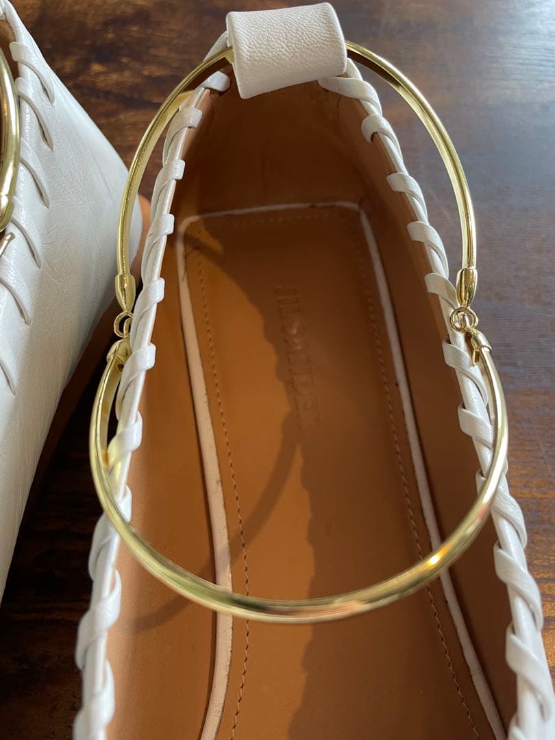 最終値下げ！JIL SANDER ジルサンダー アンクレット バレリーナシューズ