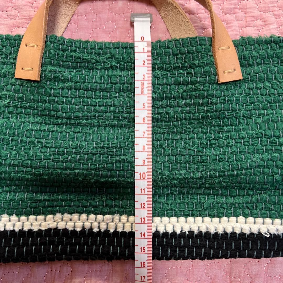 梅原和香　裂き織りバック