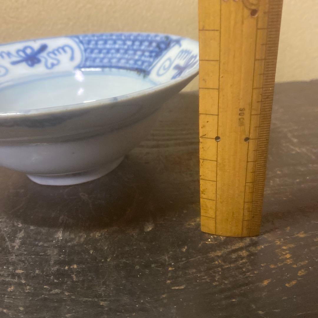 古染付兎図菓子鉢【桐箱付】