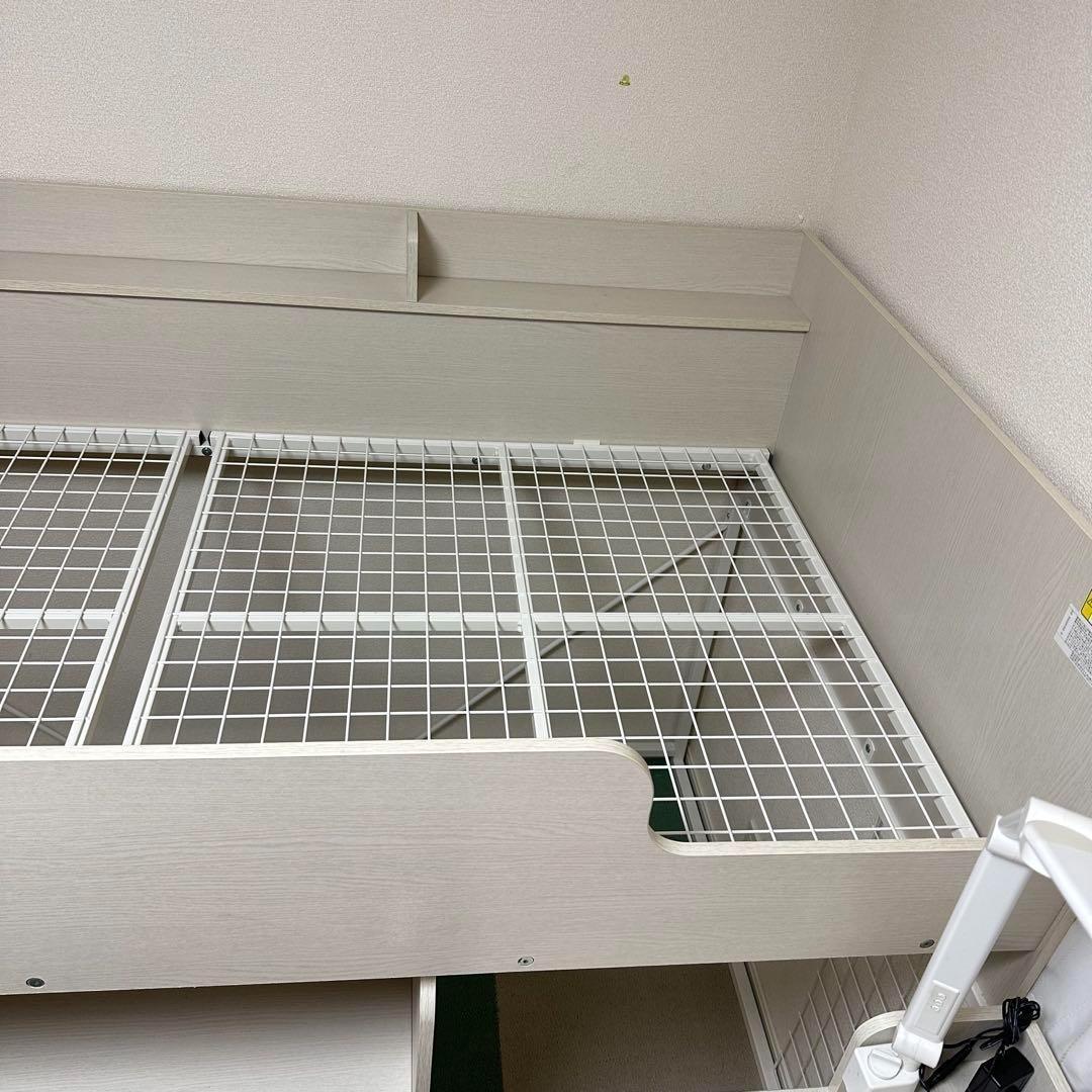 ニトリ　システムベッド　ロフトベッド　学習机　マットレス付き　システムベット