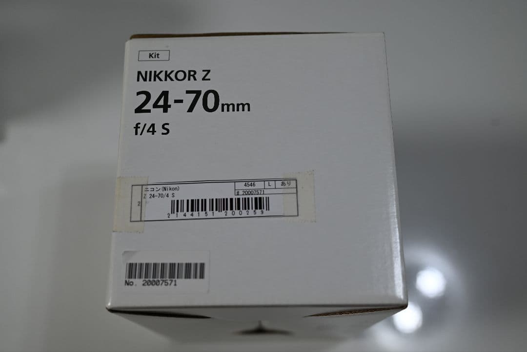 【美品】NIKKOR Z 24-70mm f/4 S ズームレンズ