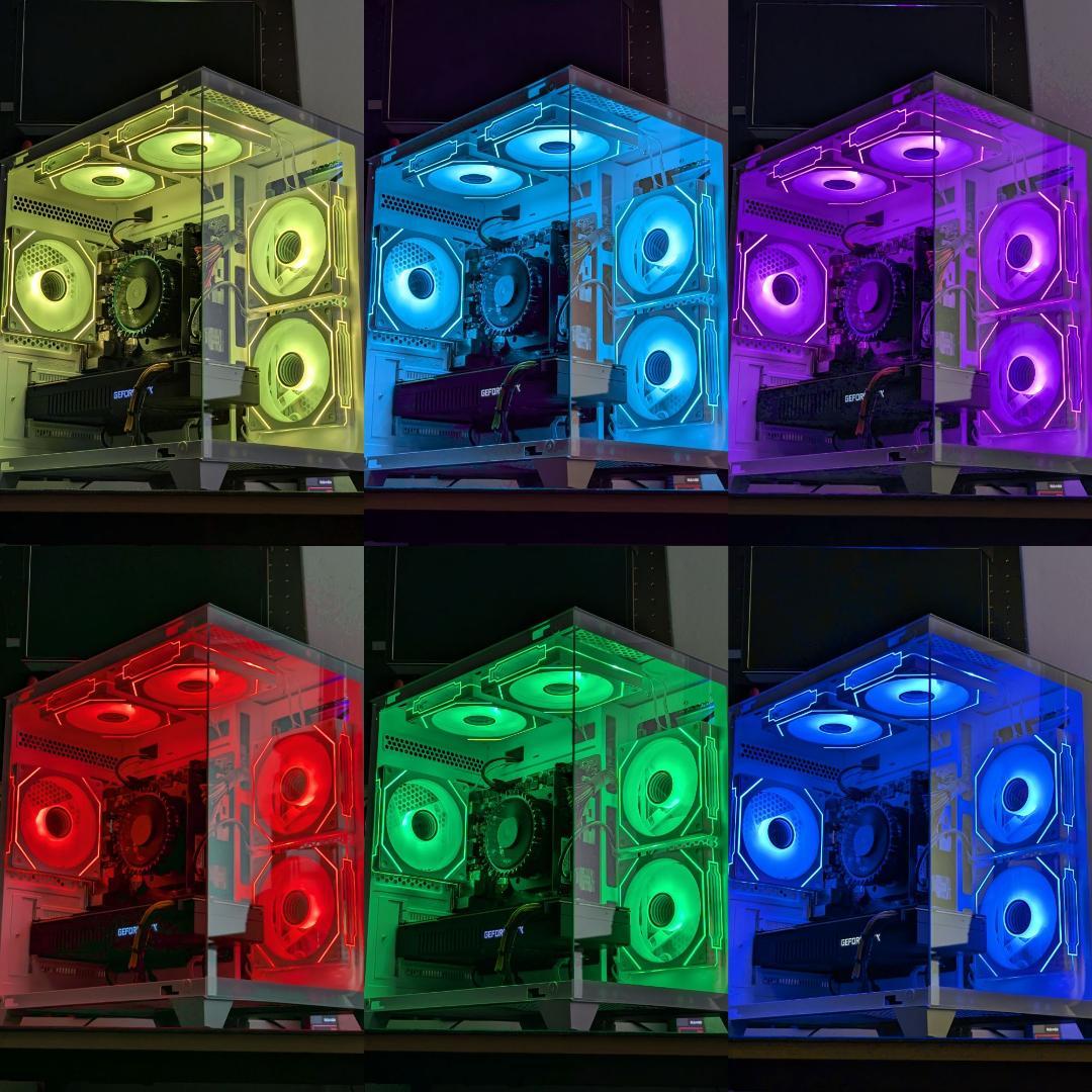 [新品パーツ]✨高性能✨白い光る✨ゲーミングPC✨RTX3080Ti①