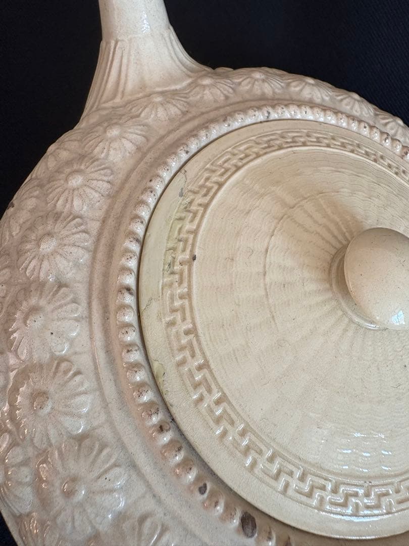 ボルドー窯　マーガレットシリーズ ティーポット フランス アンティーク