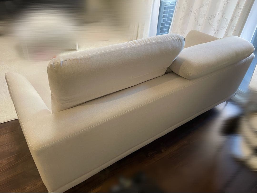 完売品アルモニア リクライニング3人掛ソファLarioホワイト 1月限定値下げ