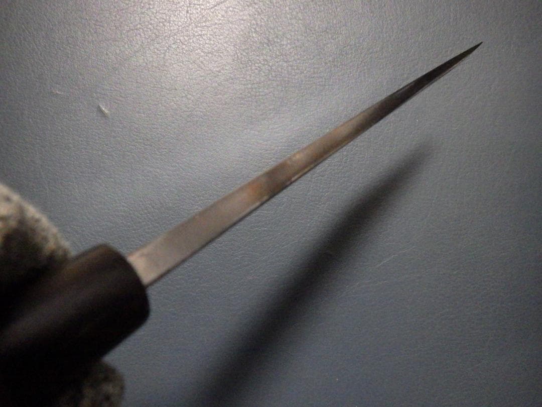 Y*E様 正本総本店★玉白鋼・鰻サキ包丁刃渡195ｍｍアゴ★型番KS1219