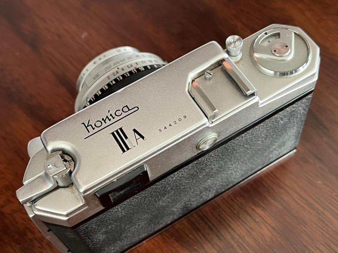 ◆Konica ⅢA コニカ レンジファインダー フィルムカメラ ケース付き