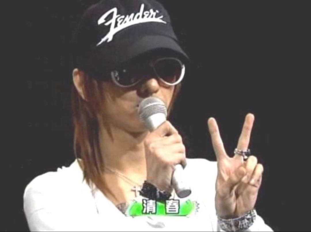 ラッドミュージシャン　Fender キャップ　清春