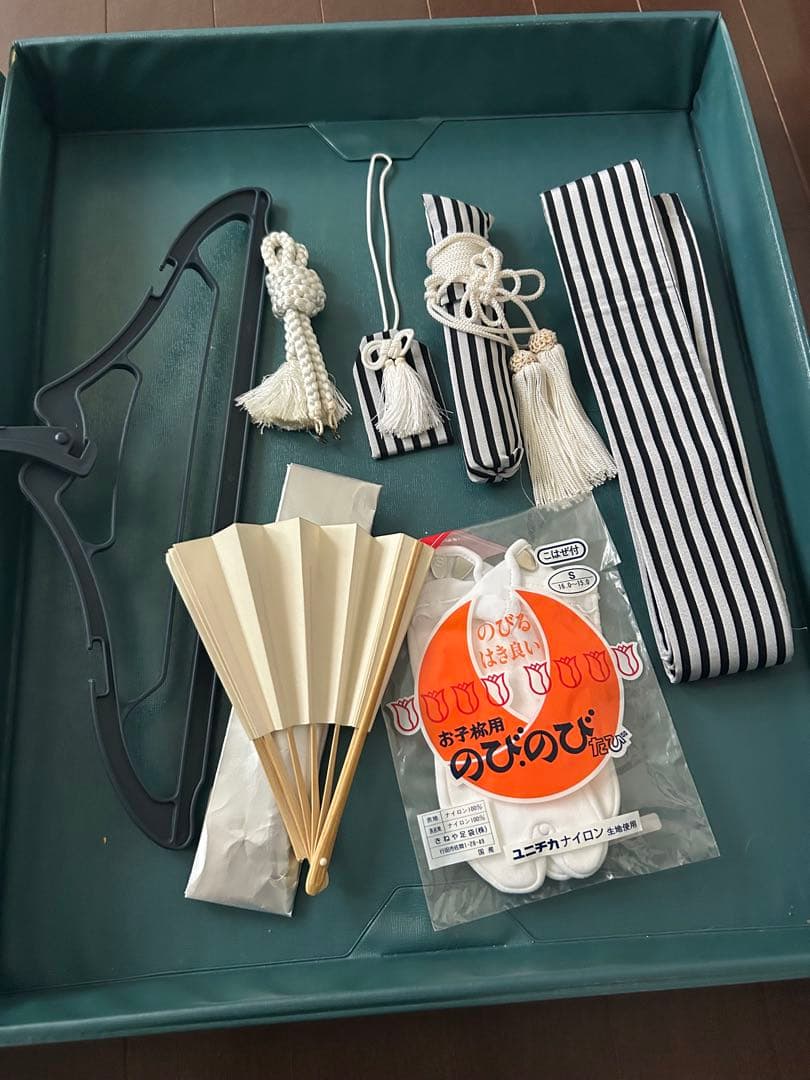 着物綺麗です♪七五三 男の子5歳一式 着物と袴のセット　黒　右袖後ろ側に少々汚れ