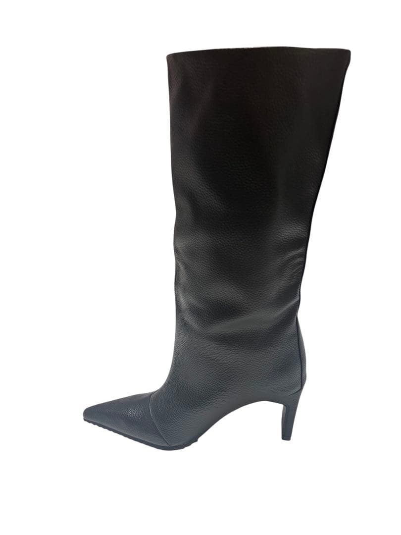 イエロ　YELLO ノワール　ロングブーツ　黒　22.5cm