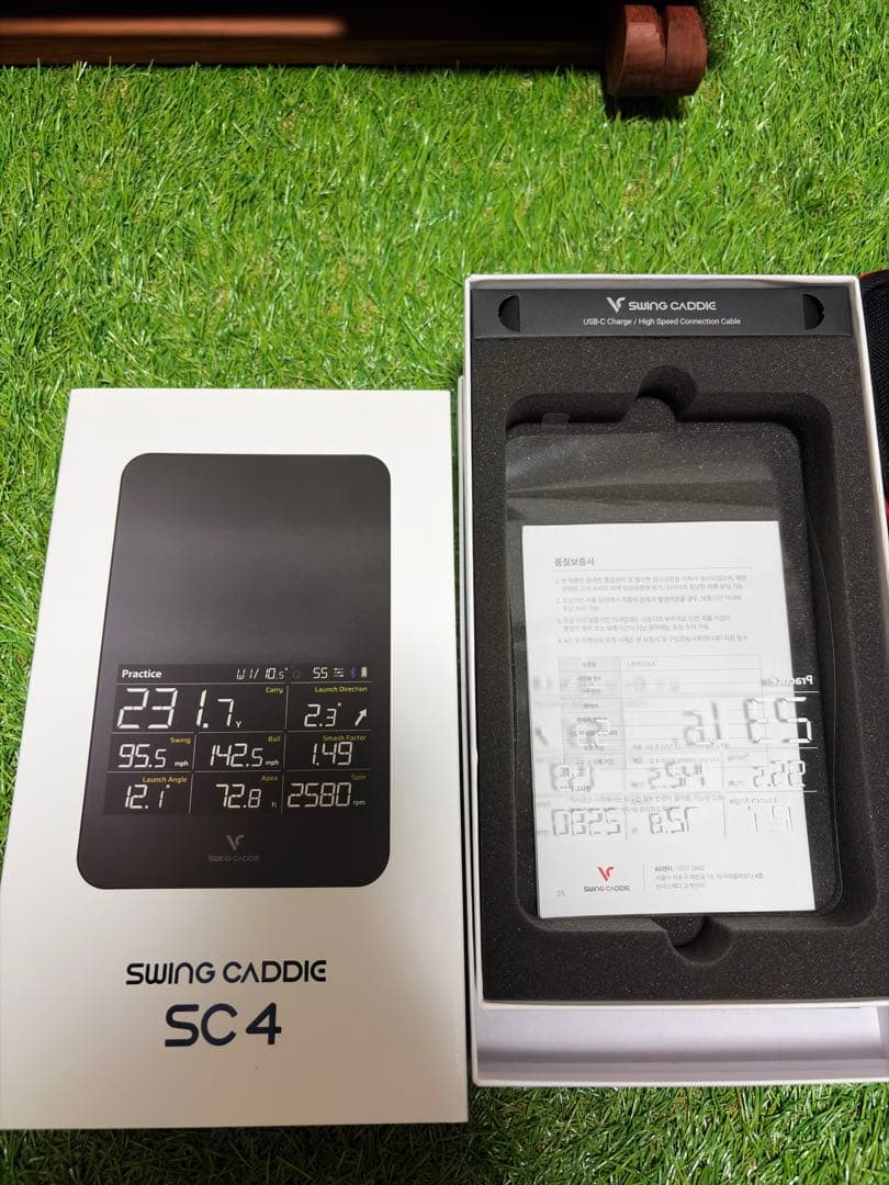 SWING CADDIE SC4 別売ケース付き ボイスキャディ　弾道測定器