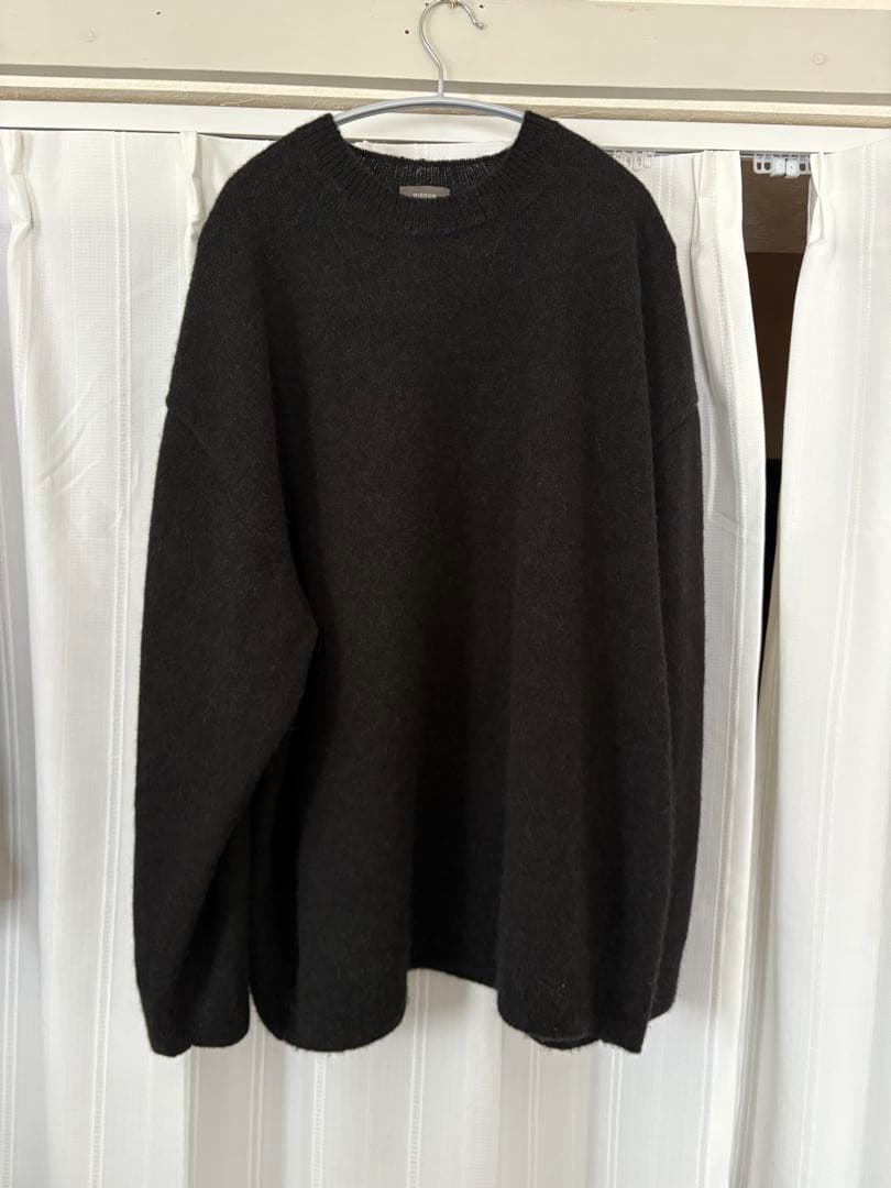 トップス WIRROW / Alpaca wool wide knit pullover