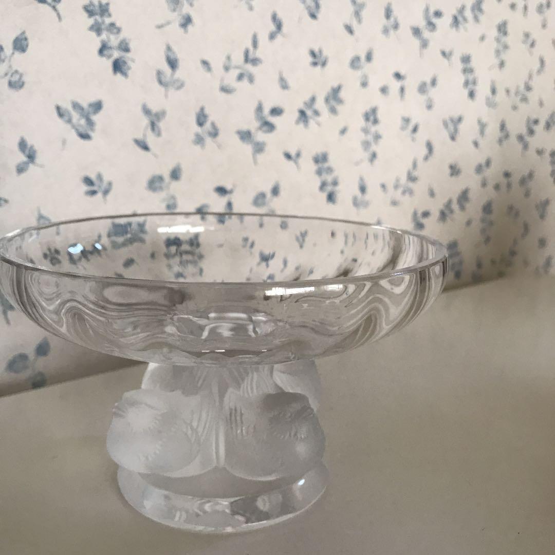 ✨未使用✨LALIQUE ラリック 小鳥のクリスタルボウル ノジャン コンポート