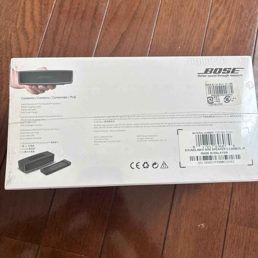 【新品未開封】BOSE SoundLink Mini ワイヤレススピーカー