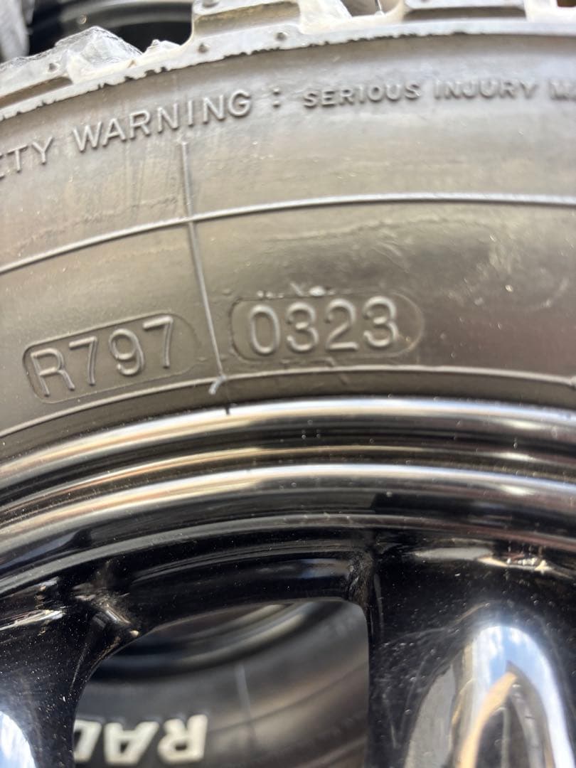 z*y様 マッドスター オフロードタイヤ ホイール4本セット155\65\r13