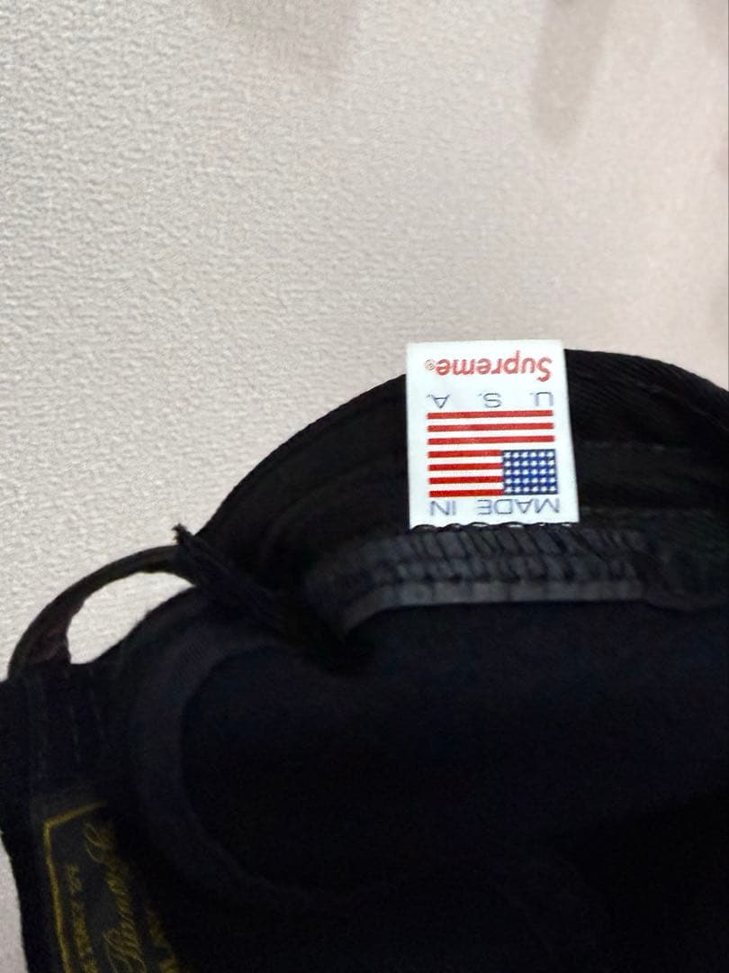 Supreme ブラックキャップ 100%ウール　2017