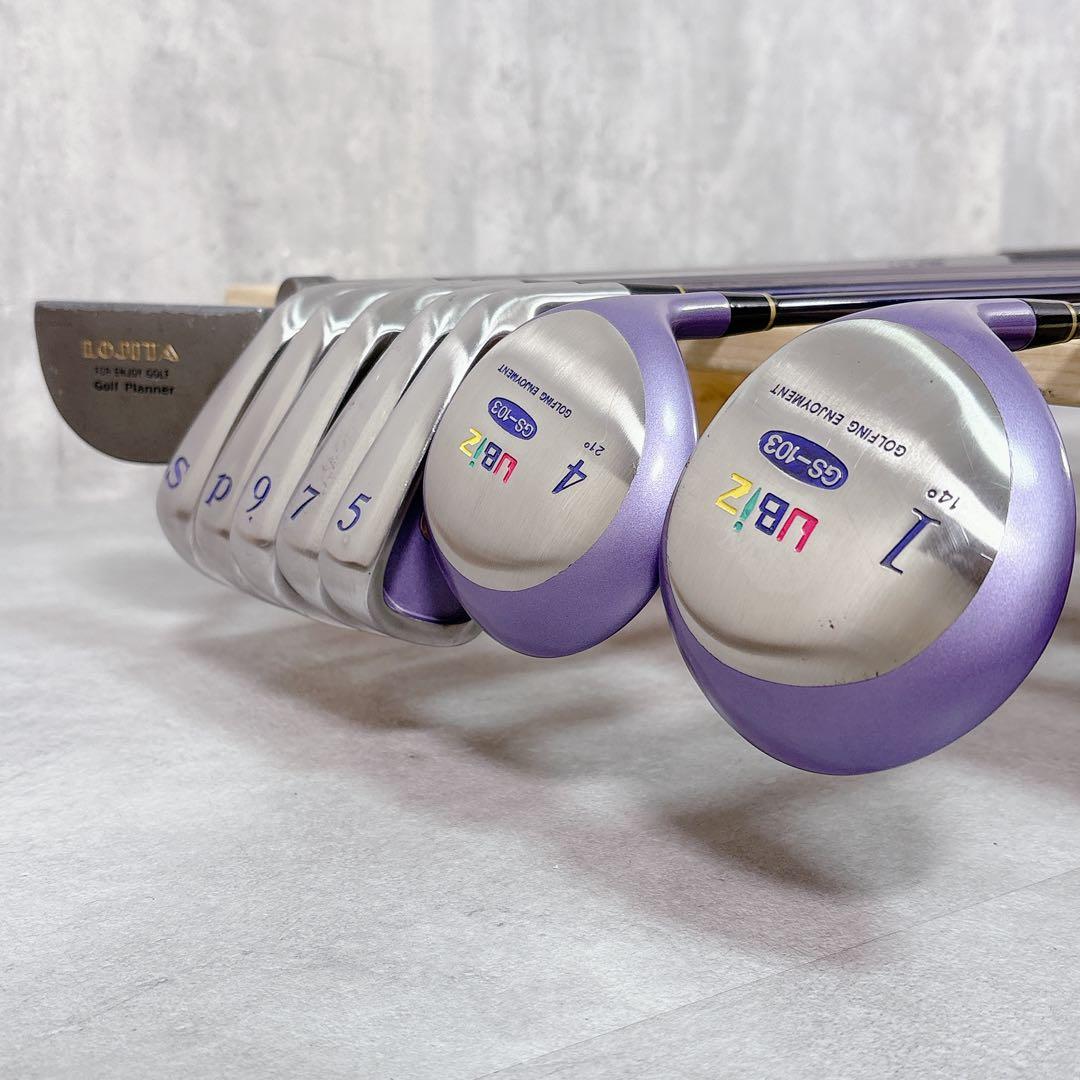 V761 レディース ゴルフ クラブセット ラコステ ピンク キャディバッグ