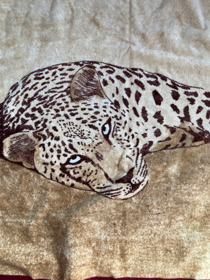 Yevs Delorme ヒョウ 豹 イヴドローム ブランケット